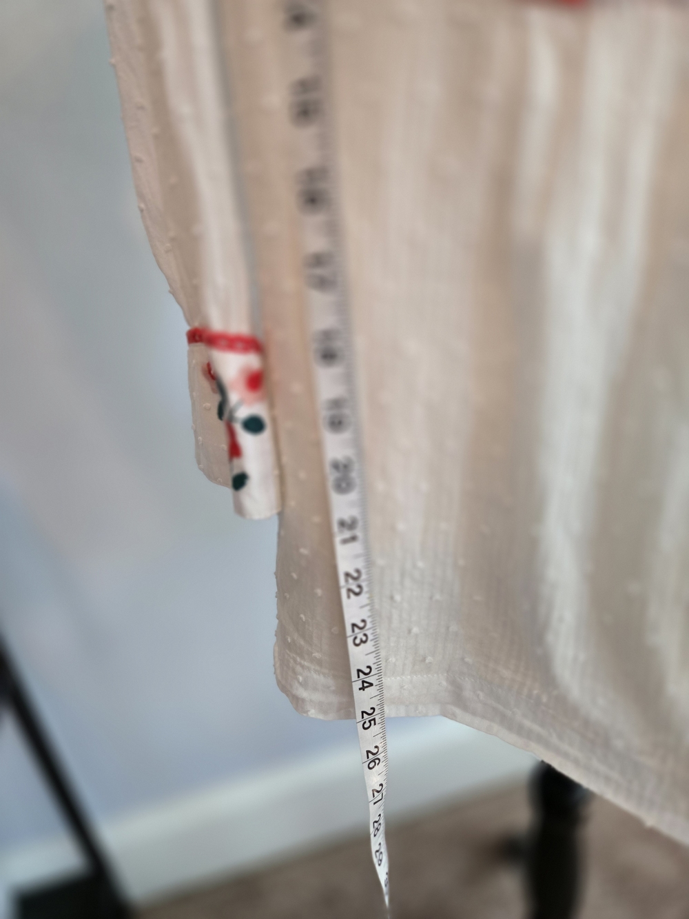 Boden Kelsey Ivory Swiss Dot  Embroidered Top 3/4 Sleeve Peasant Boho US 6 - Picture 11 of 11